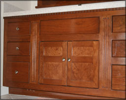 Vanity with Flute Detail